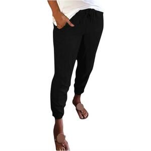 NEW SWEETKAMA casual jogger pants in black